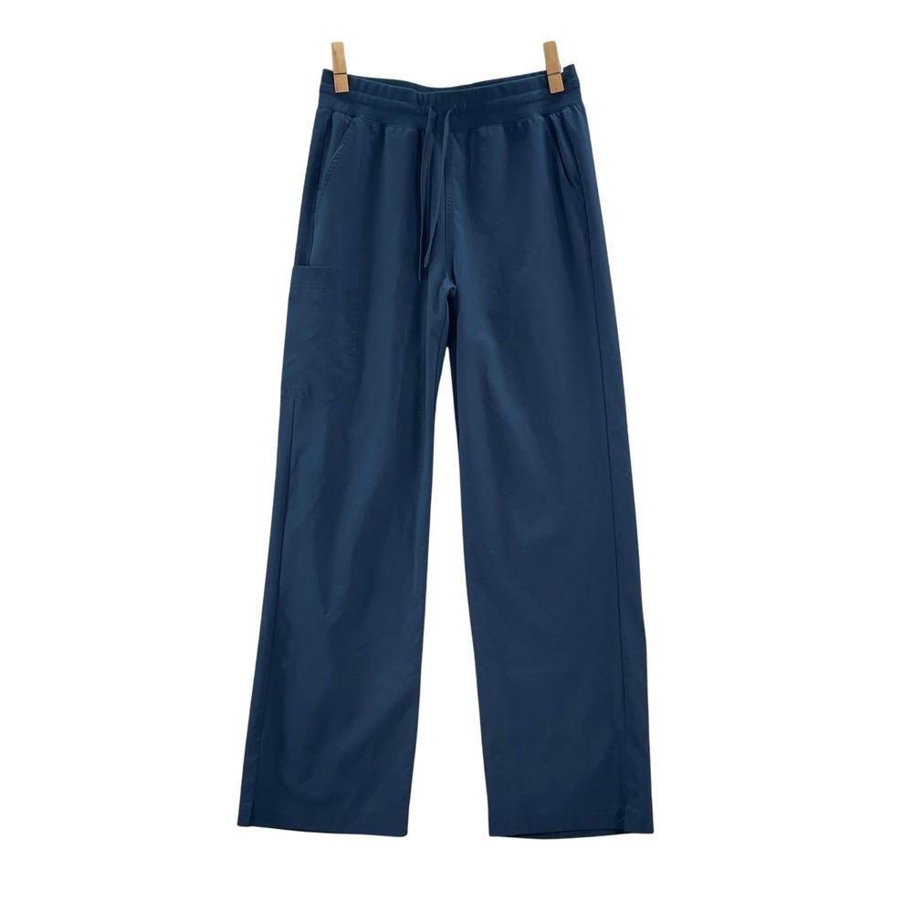 Carhartt Scrub Pants Mens Small Blue Force Liberty Cargo Medical Straight Leg